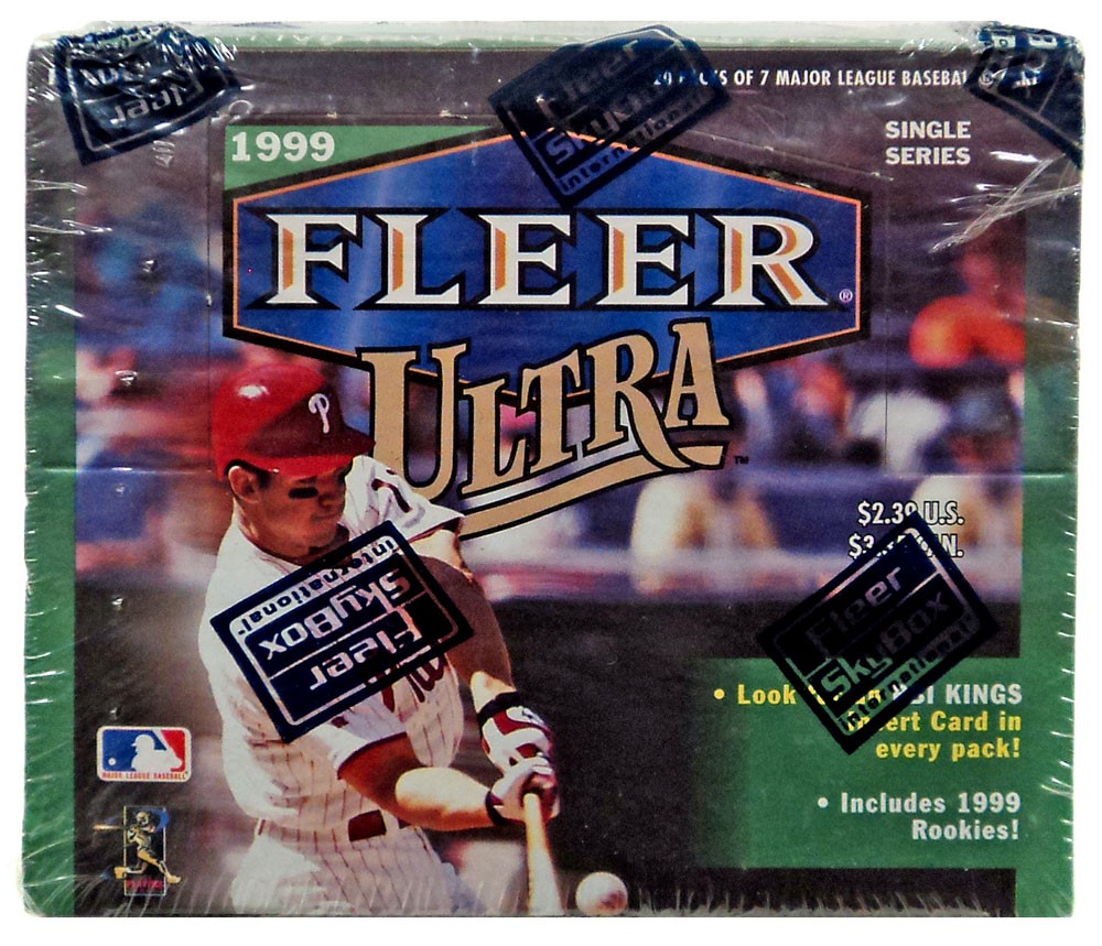 MLB 1999 Fleer Ultra Baseball Cards Trading Card RETAIL Box 41199842224