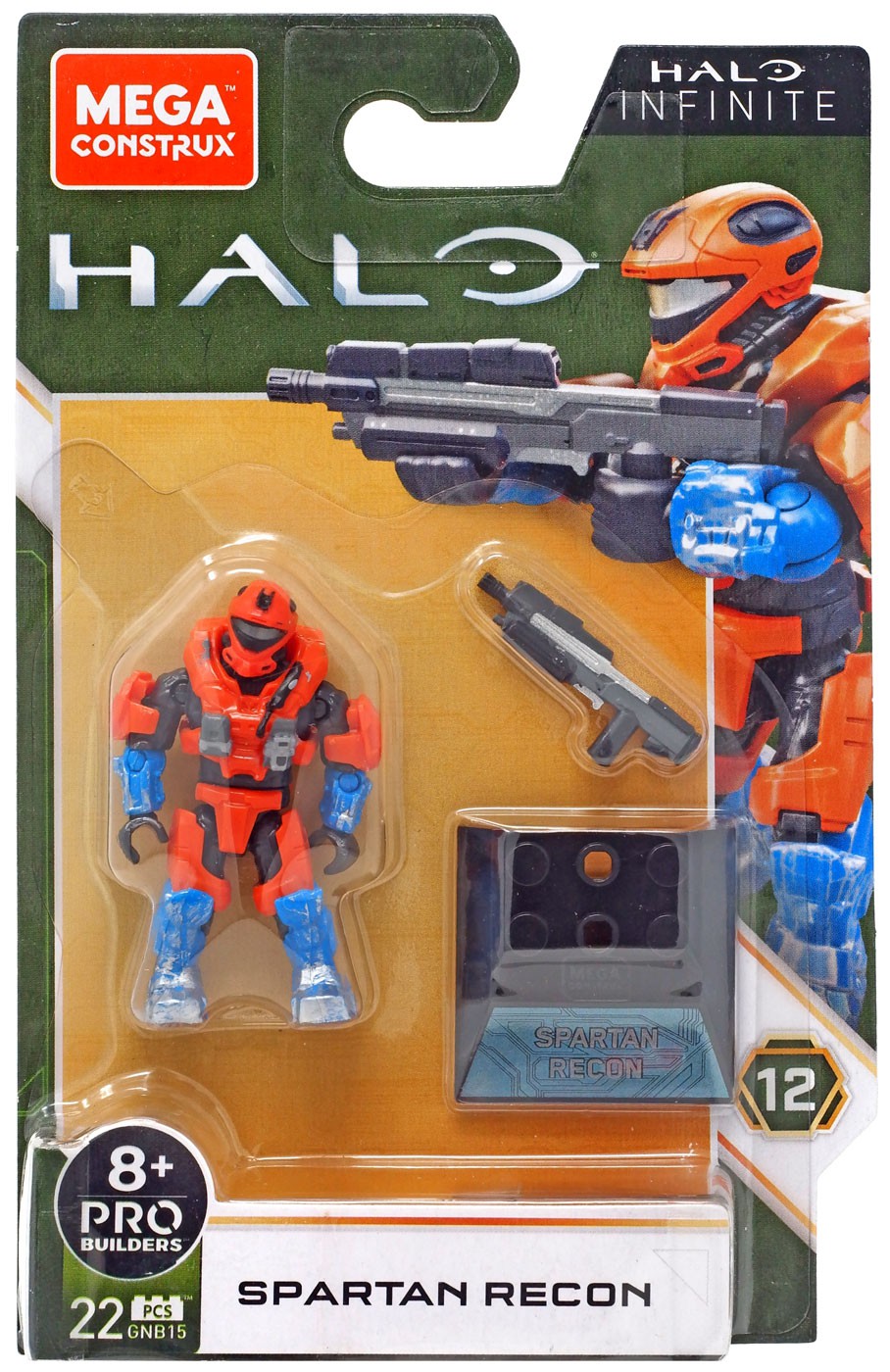 Mega Construx Halo Infinite Heroes Series Spartan Recon Mini Figure