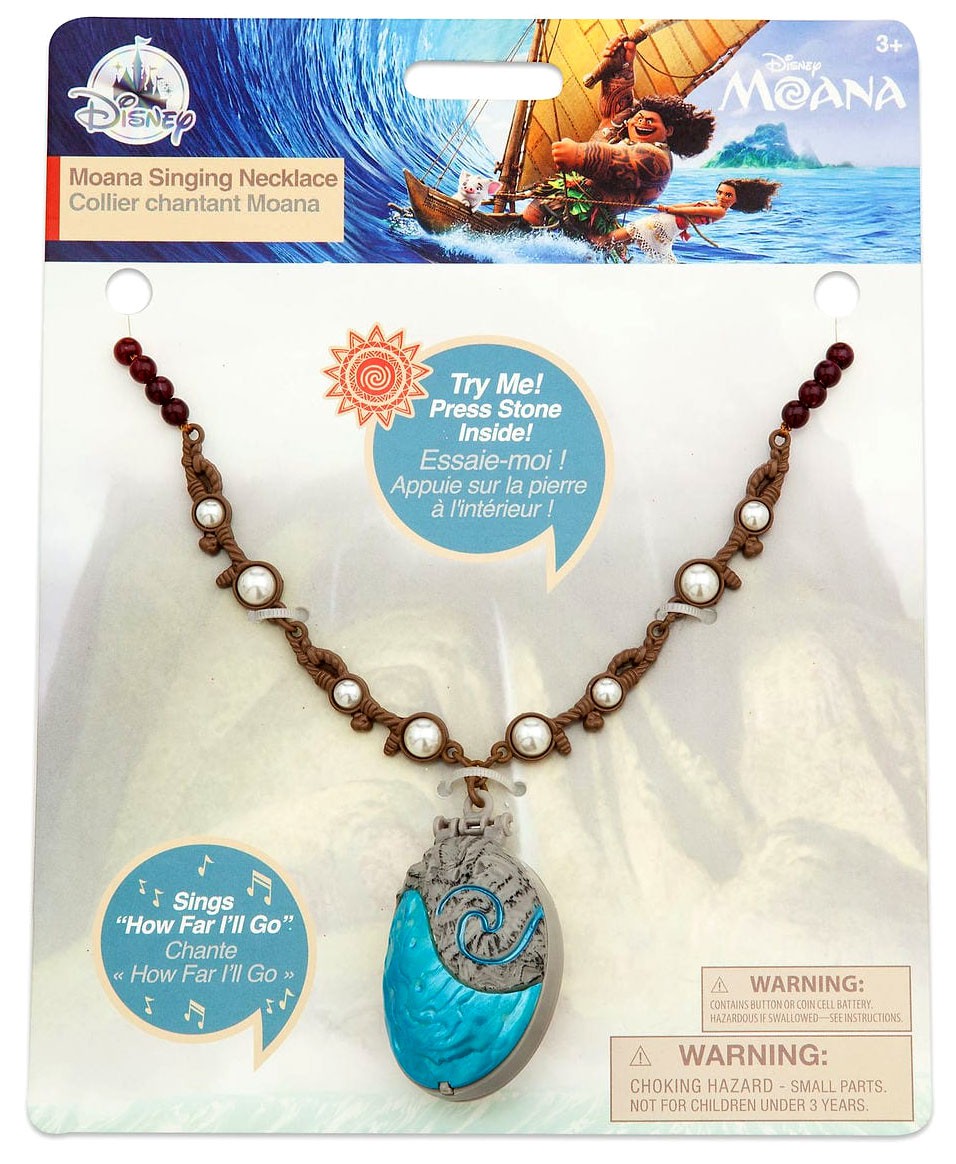 Disney Moana Moana Singing Exclusive Necklace Version