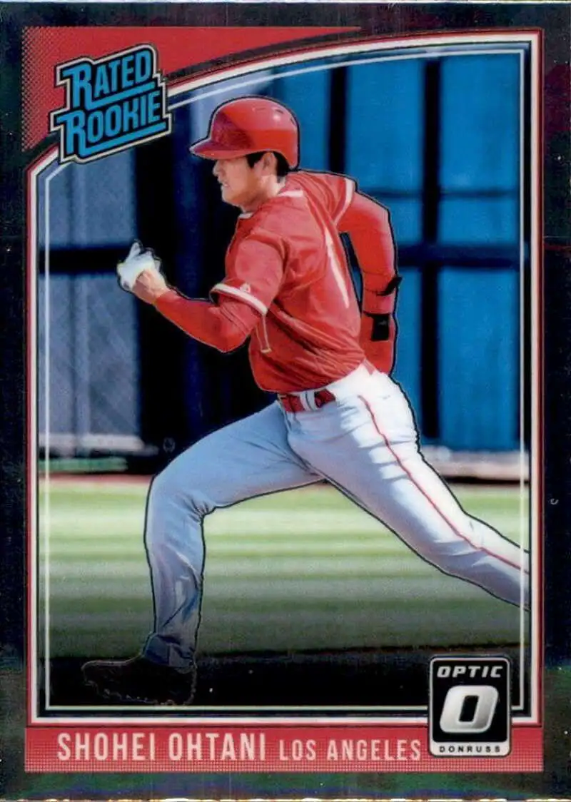 MLB 2018 Donruss Optic Baseball Single Card Shohei Ohtani 56 Rated