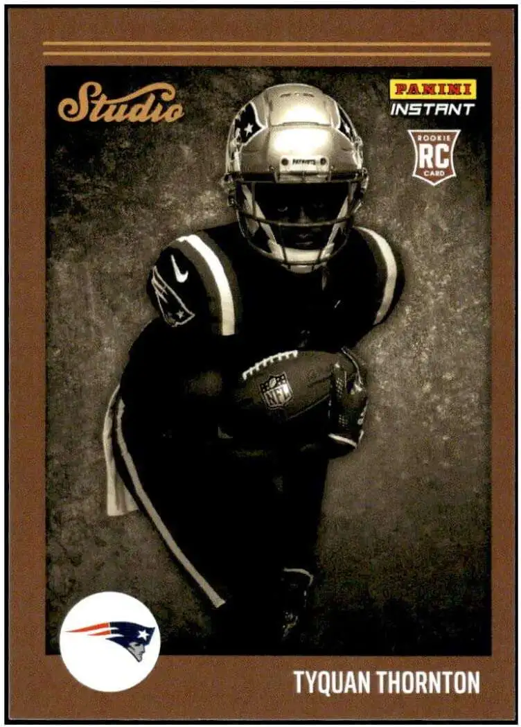 NFL 2022 Instant Studio Football Single Card Tyquan Thornton S17 Rookie