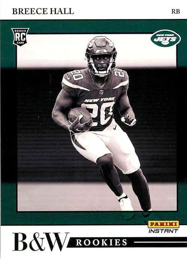 Nfl Instant Black White Rookies Single Card Breece Hall Bw