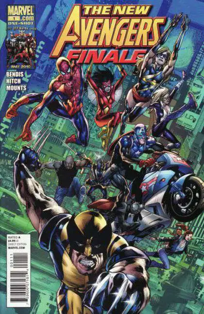 Marvel New Avengers Finale Comic Book 1 Bryan Hitch 1st Printing