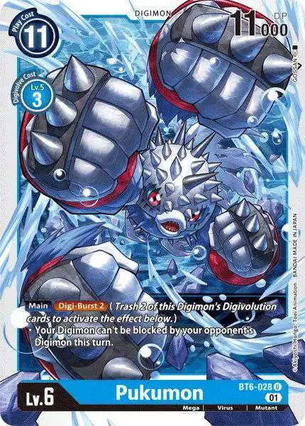 Digimon Trading Card Game Double Diamond Single Card Uncommon Pukumon