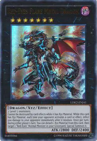 YuGiOh Legendary Decks II Single Card Ultra Rare Red Eyes Flare Metal