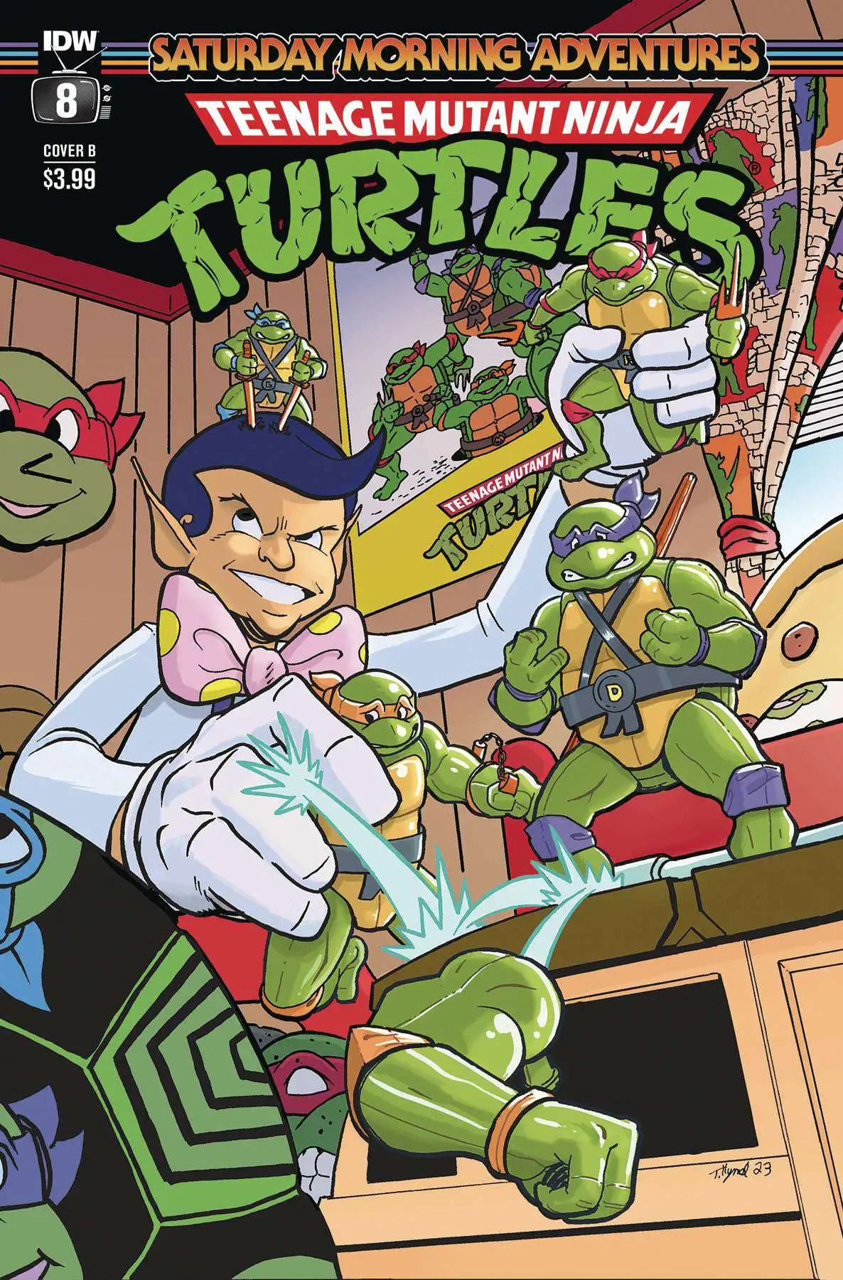 IDW Publishing TMNT Saturday Morning Adventures Continued 2023 Comic