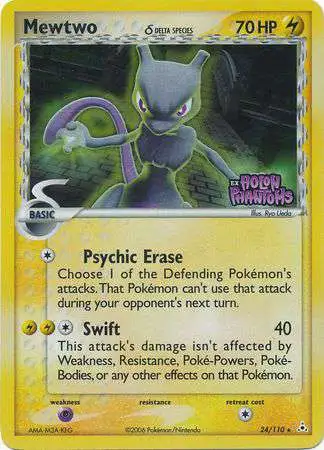 Pokemon EX Holon Phantoms Single Card Reverse Holo Rare Mewtwo Delta