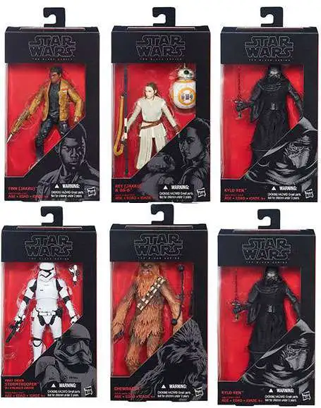 Star Wars The Force Awakens Black Series Wave Case Of Action