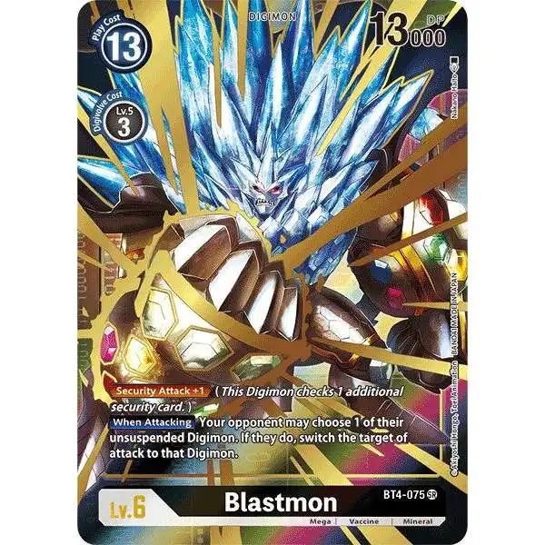 Digimon Trading Card Game Great Legend Single Card Super Rare Blastmon