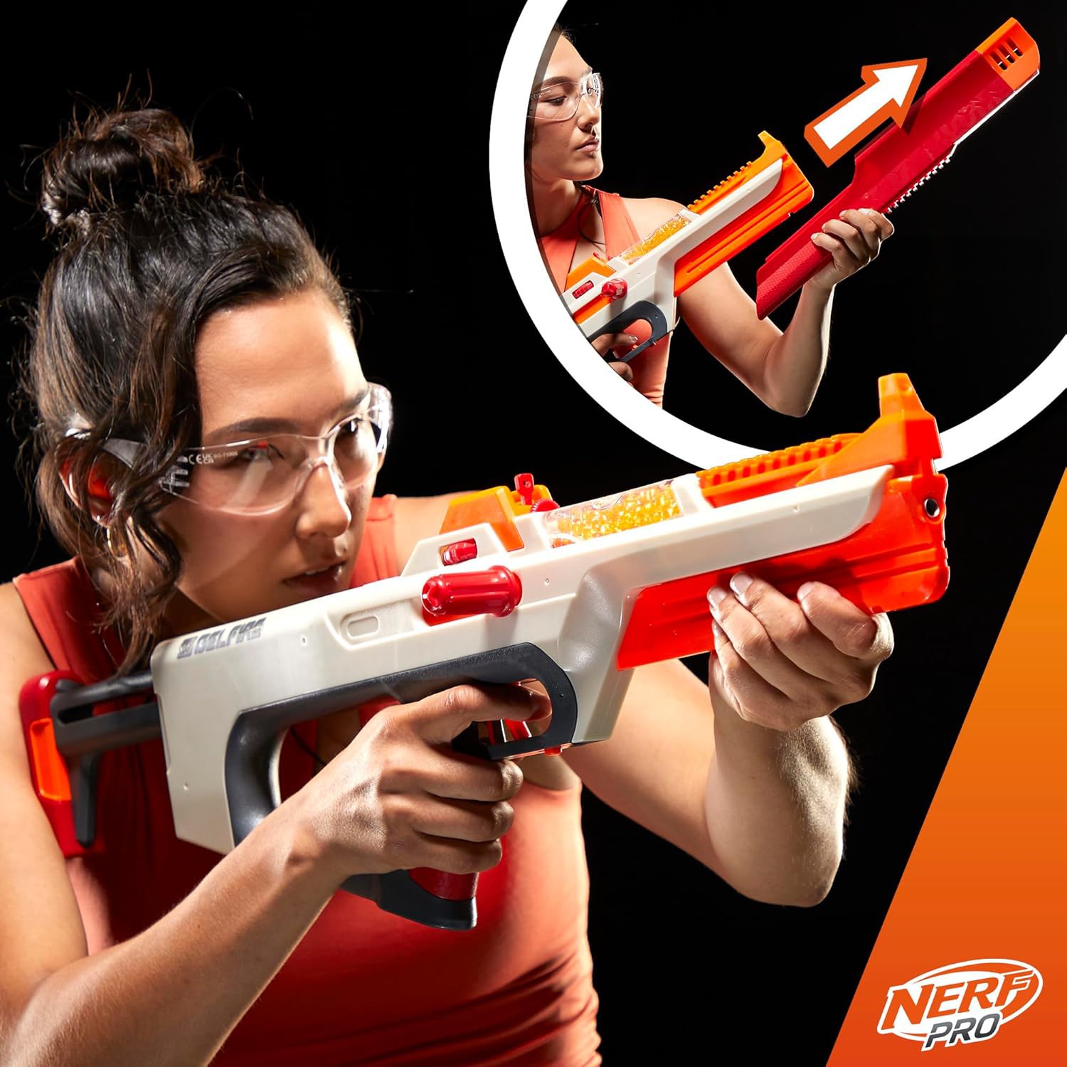 早い者勝ち‼️ハイパーブーストエッジ26.5 ホワイト/レッド（抽選完売品） Nerf Pro Gelfire Ghost Blaster 195166235882| eBay