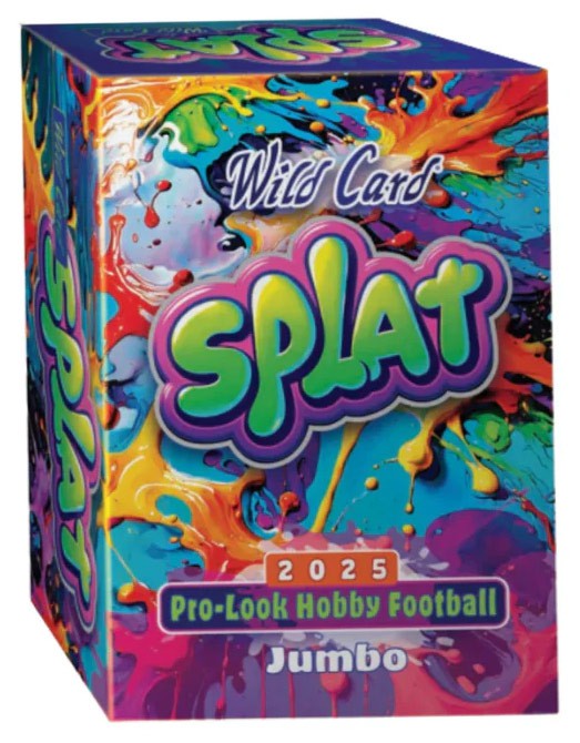 NFL 2025 Splat Pro-Look Hobby Football Trading Card HOBBY Jumbo