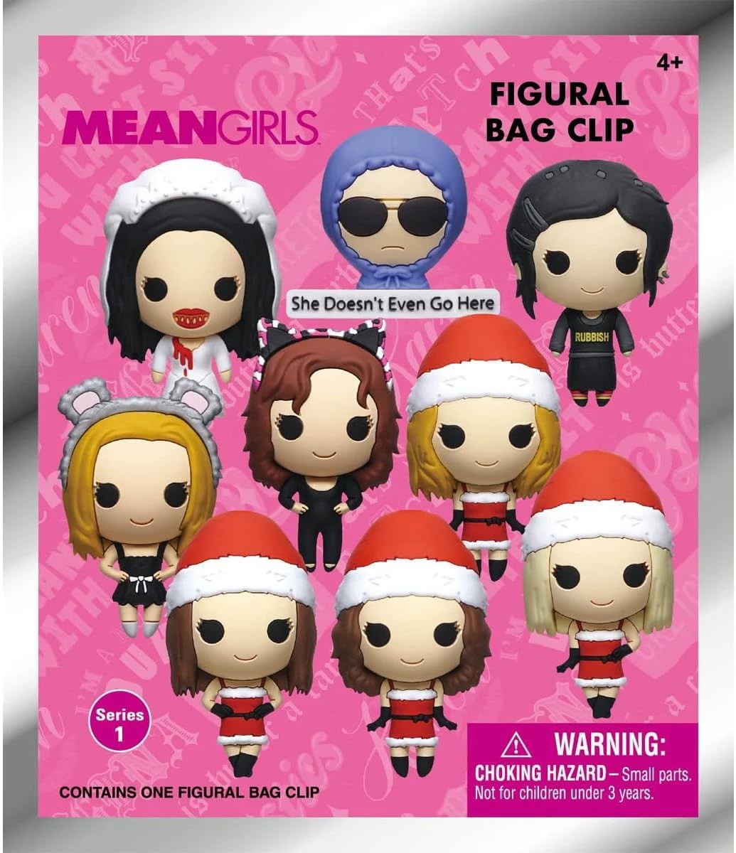 3D Figural Foam Bag Clip Mean Girls Series 1 Pack [1 RANDOM Figure]