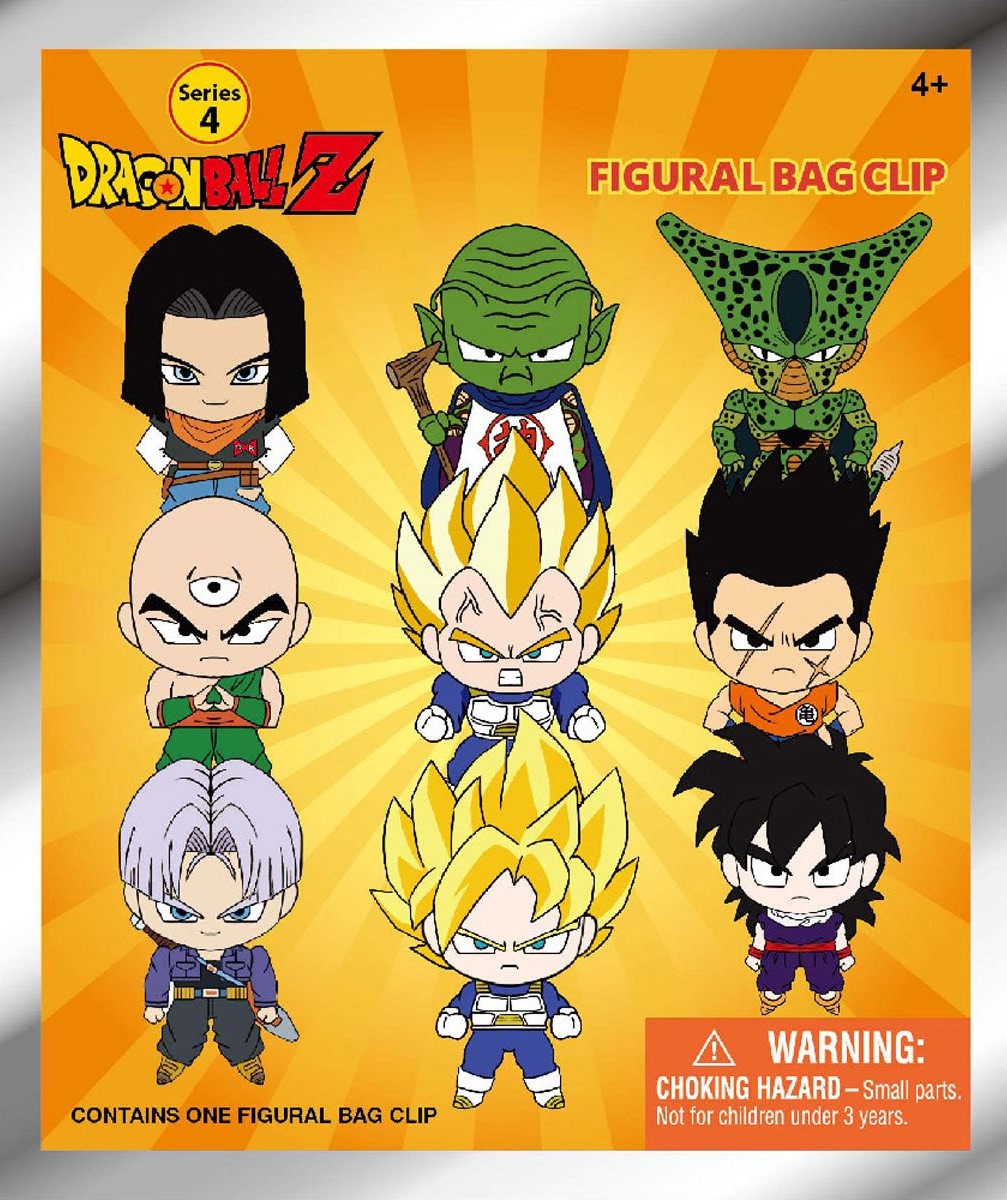 3D Figural Foam Bag Clip Dragon Ball Z Series 4 Pack | eBay
