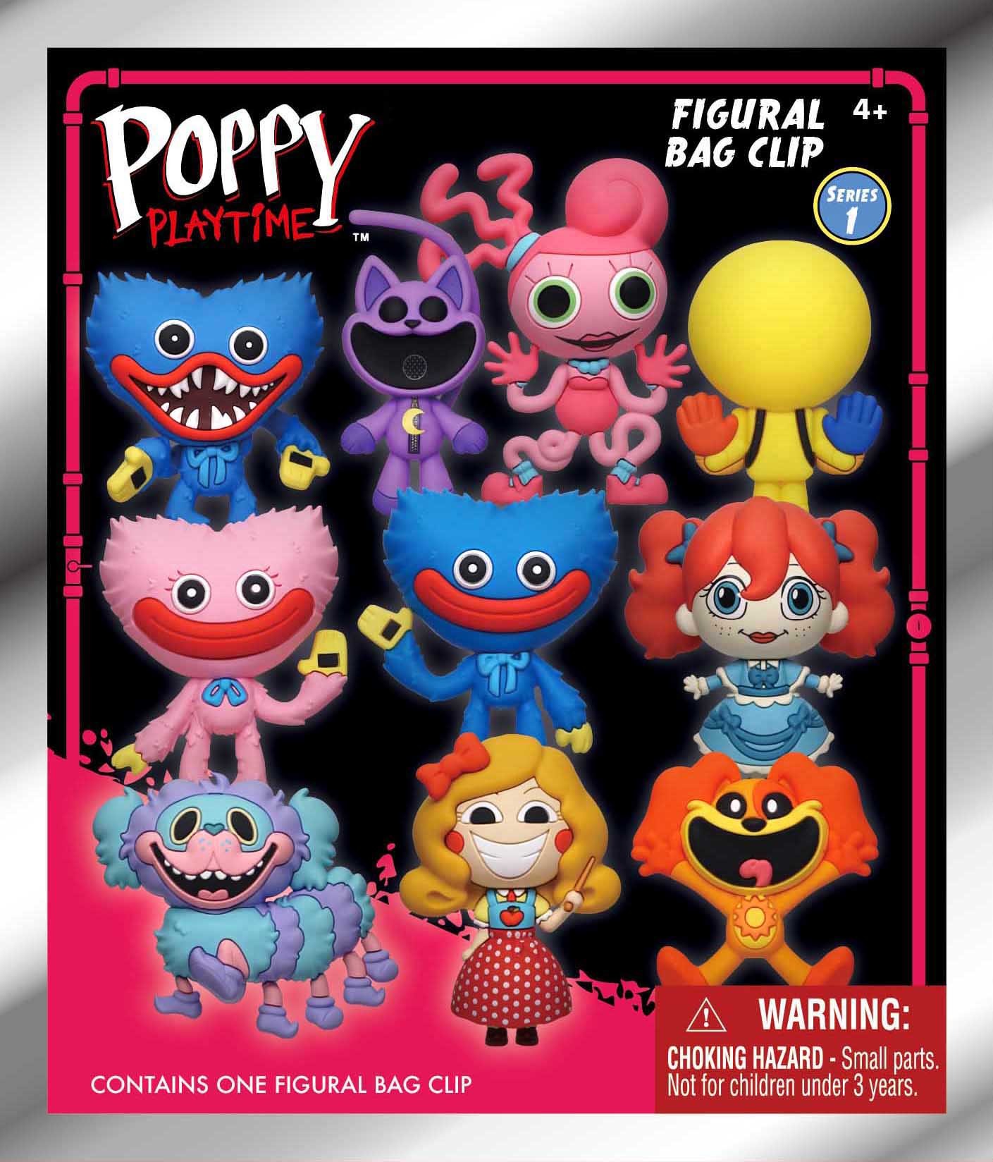 3D Figural Foam Bag Clip Poppy's Playtime Series 1 Pack | eBay