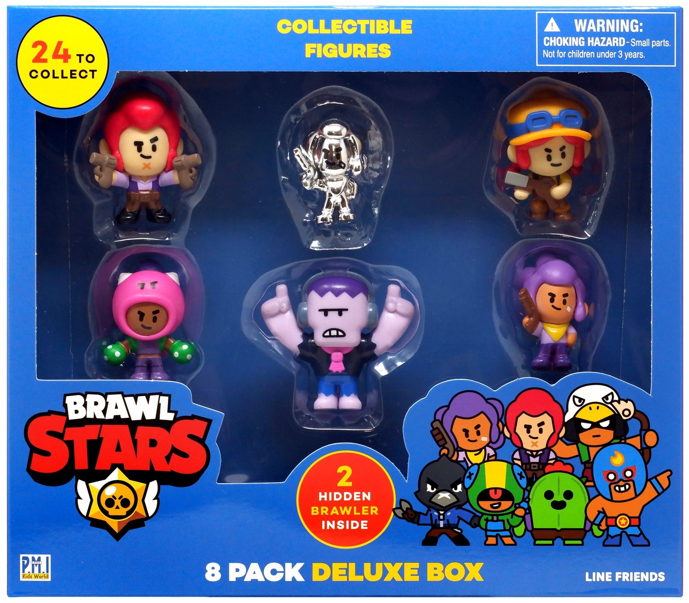 Brawl Stars Mini Figure 8-Pack Deluxe Box