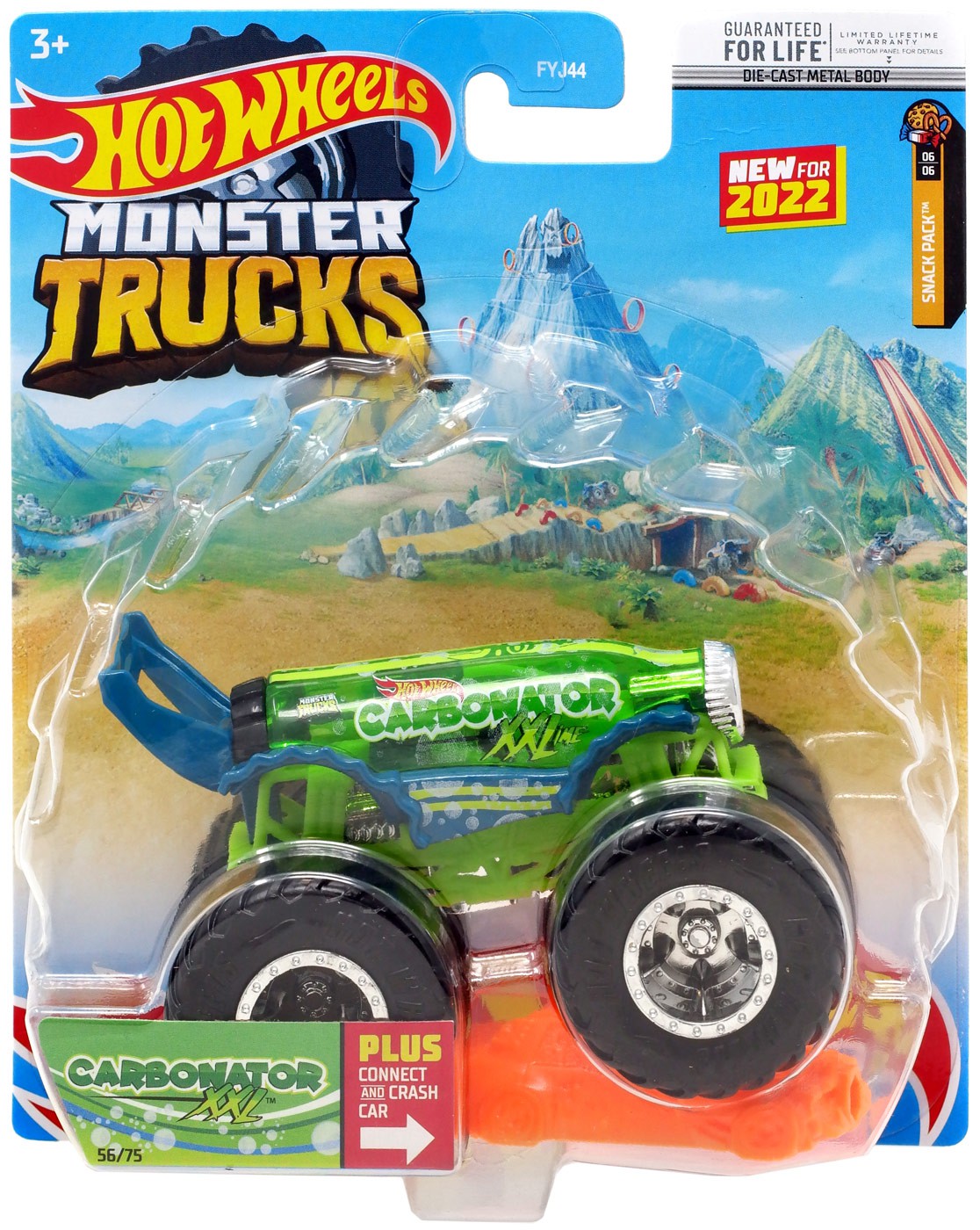 Hot Wheels Monster Trucks Snack Pack Carbonator XXL Diecast Car