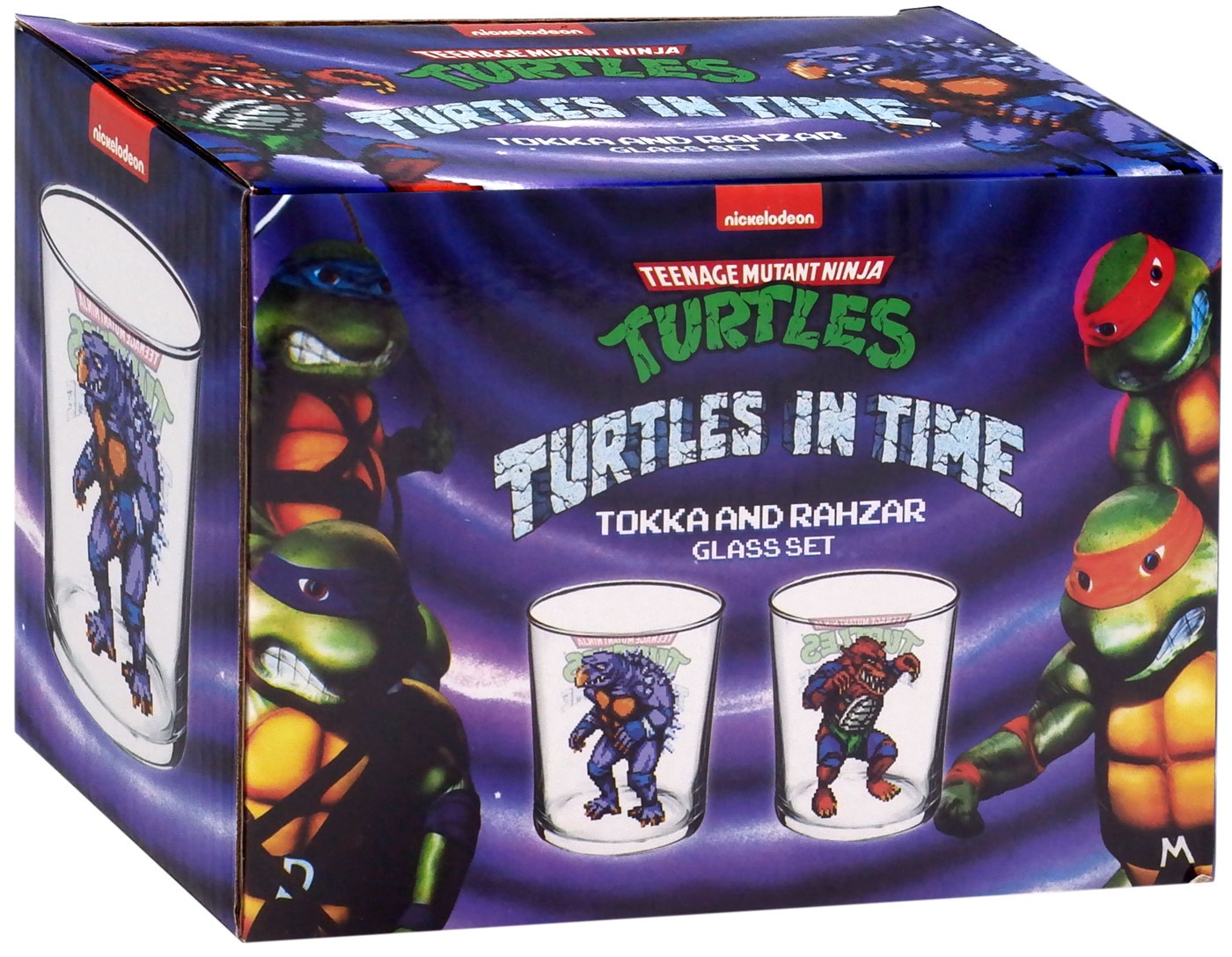 Teenage Mutant Ninja Turtles Turtles in Time Tokka & Rahzar Glass