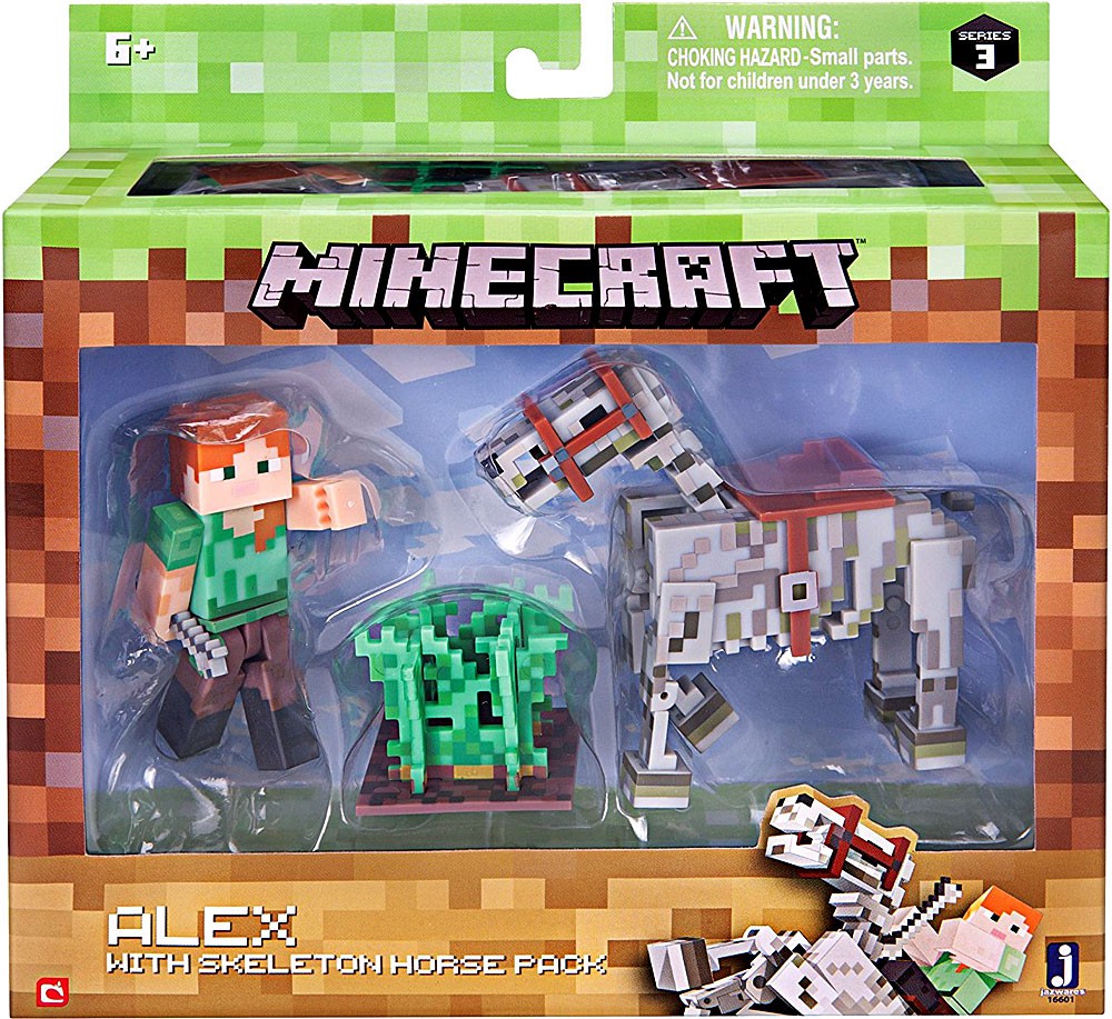 minecraft animal action figures