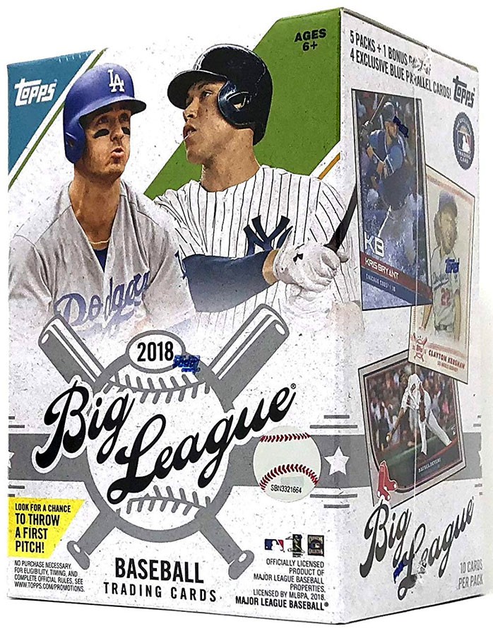 MLB 2018 Big League Baseball Trading Card BLASTER Box | eBay