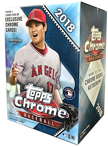 MLB Topps 2018 Chrome Baseball Trading Card BLASTER Box [7