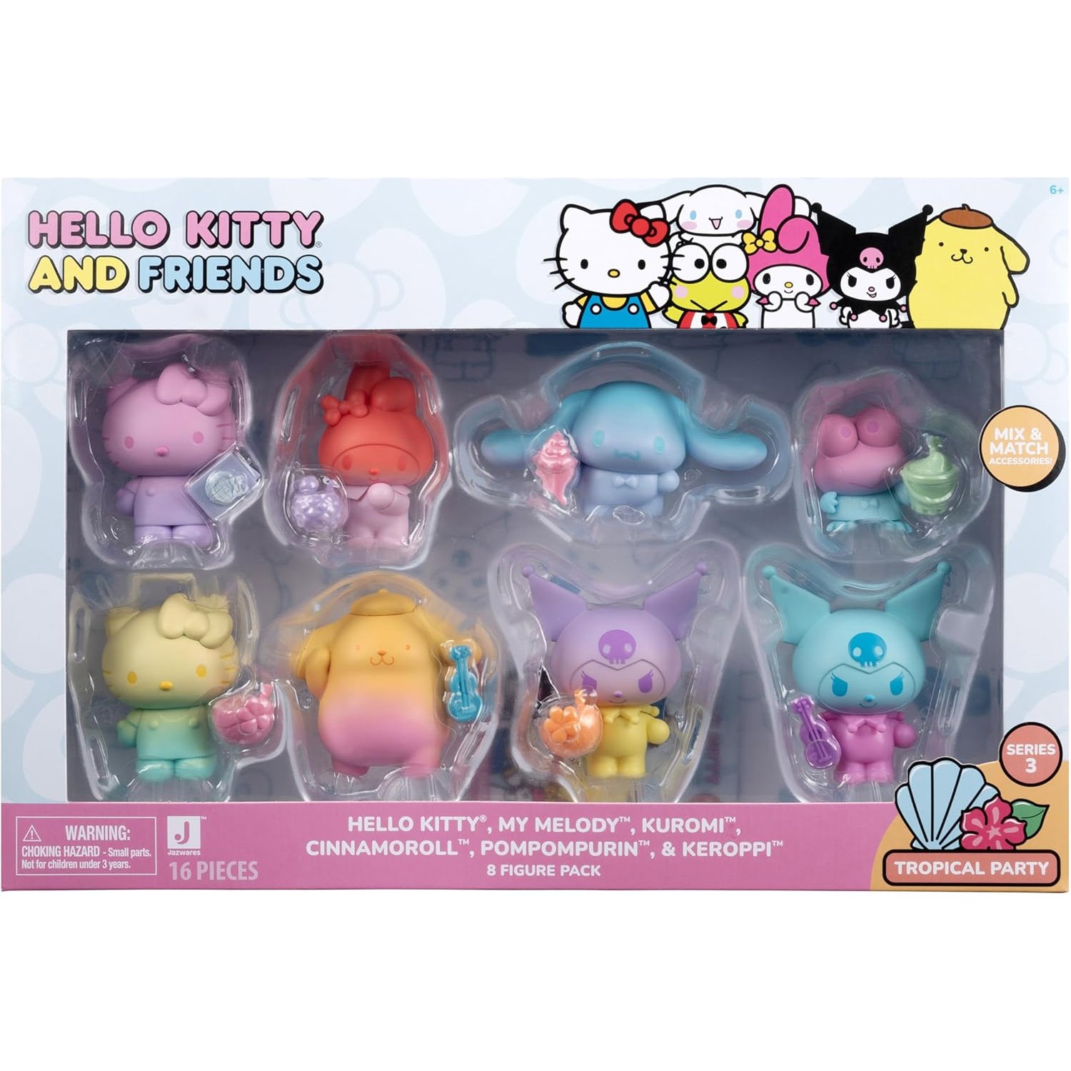 Sanrio Hello Kitty & Friends Series 3 Tropical Party 2-Inch Mini