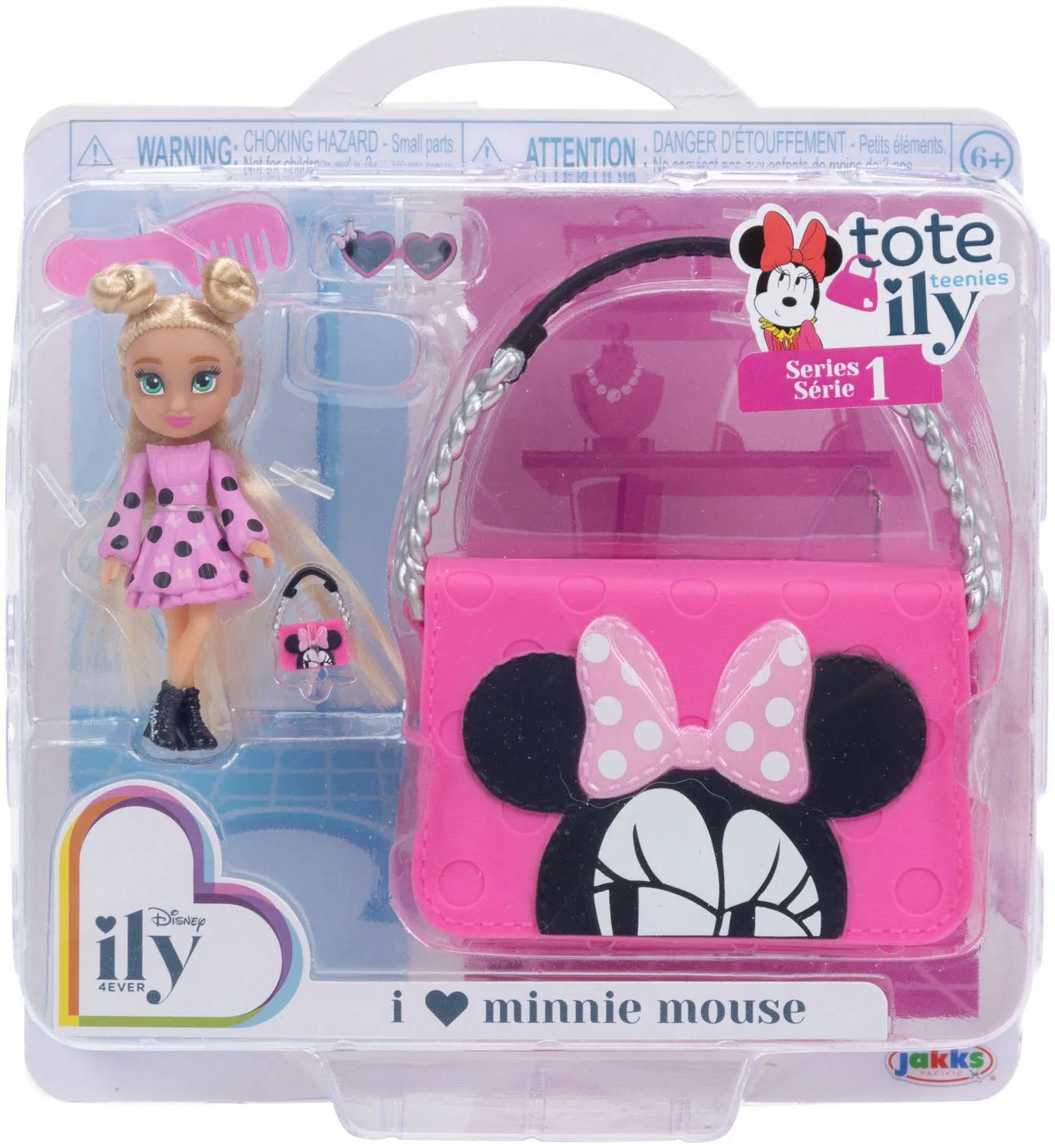その他 Ever-ybody Loves Minnie! ily 4EVER Tote Ily Teenies Series 1 I Love Minnie Mouse 2-Inch