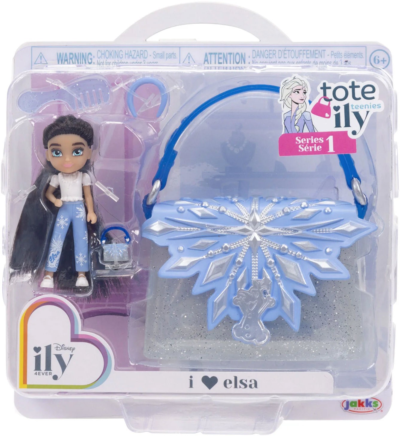 Disney ily 4EVER Tote Ily Teenies Series 1 I Love Elsa 2-Inch Mini
