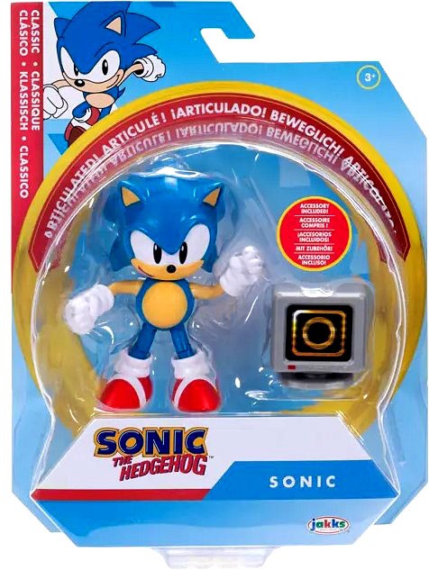 Sonic The Hedgehog Wave 17 Classic Sonic Action Figure [with Ring