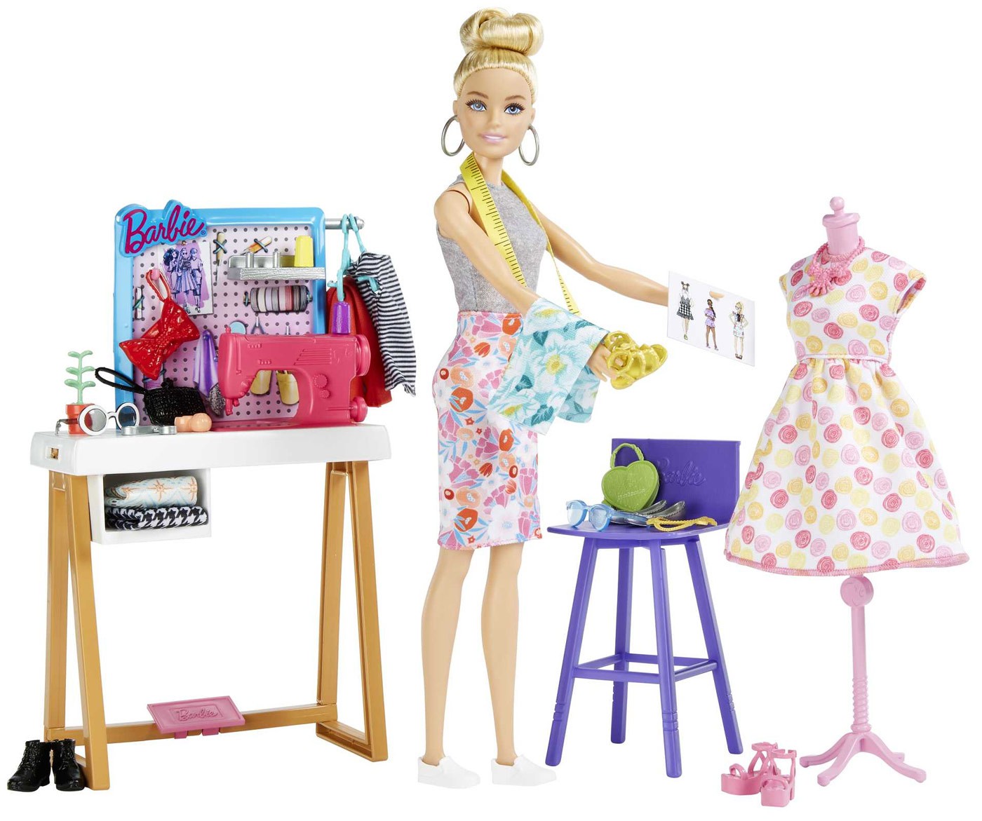 Barbie Fashion Designer Doll & Studio