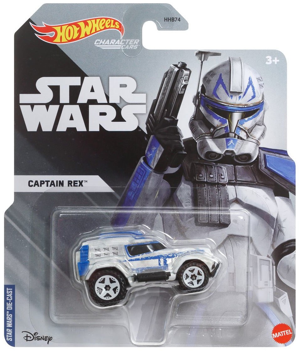Hot Wheels Star Wars Character Cars Captain Rex Diecast Car | eBay