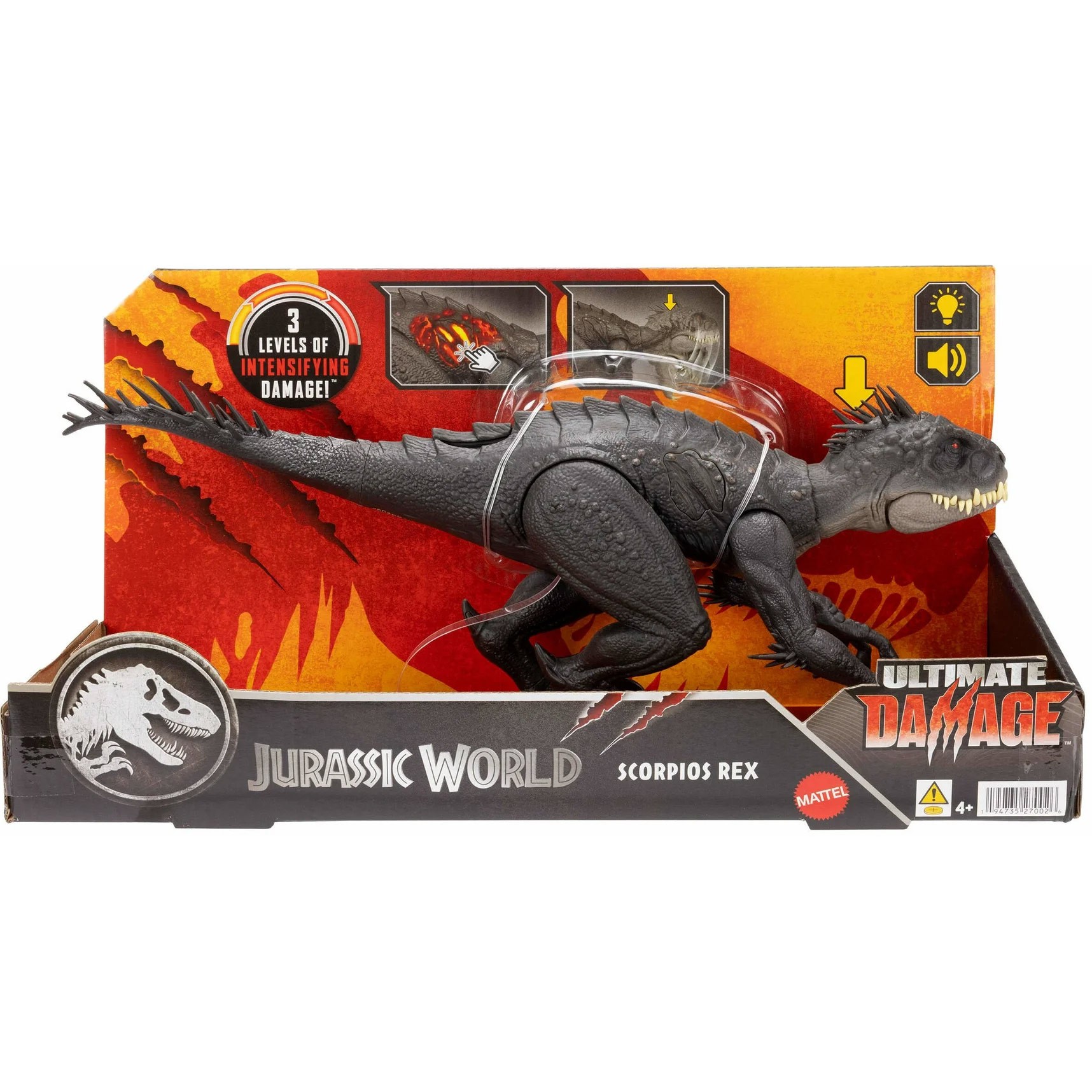 Jurassic World Ultimate Damage Scorpios Rex Action Figure | eBay