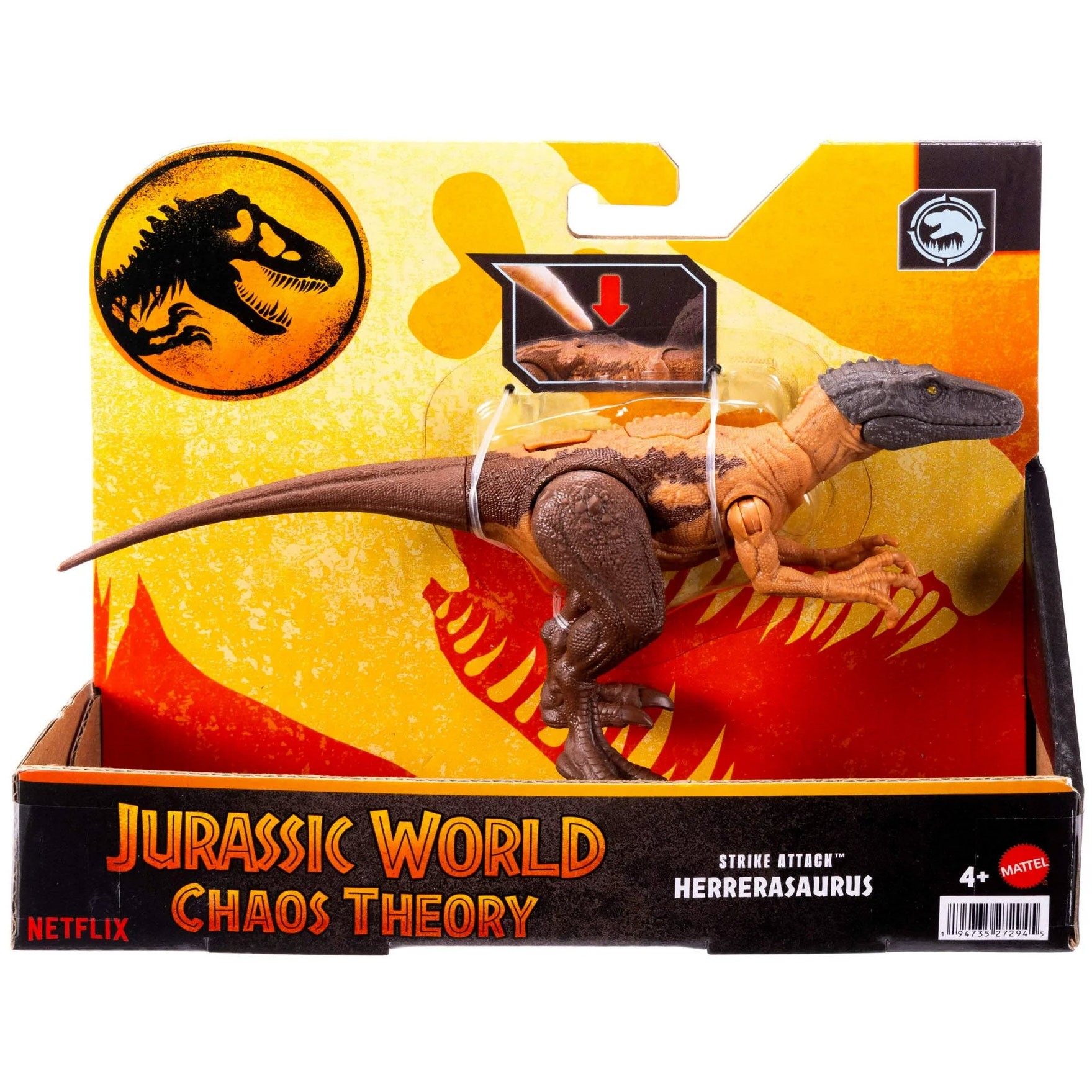 Jurassic World Chaos Theory Strike Attack Herrerasaurus