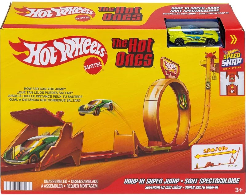 Hot Wheels Speed Snap The Hot Ones Drop-In Super Jump Diecast Car