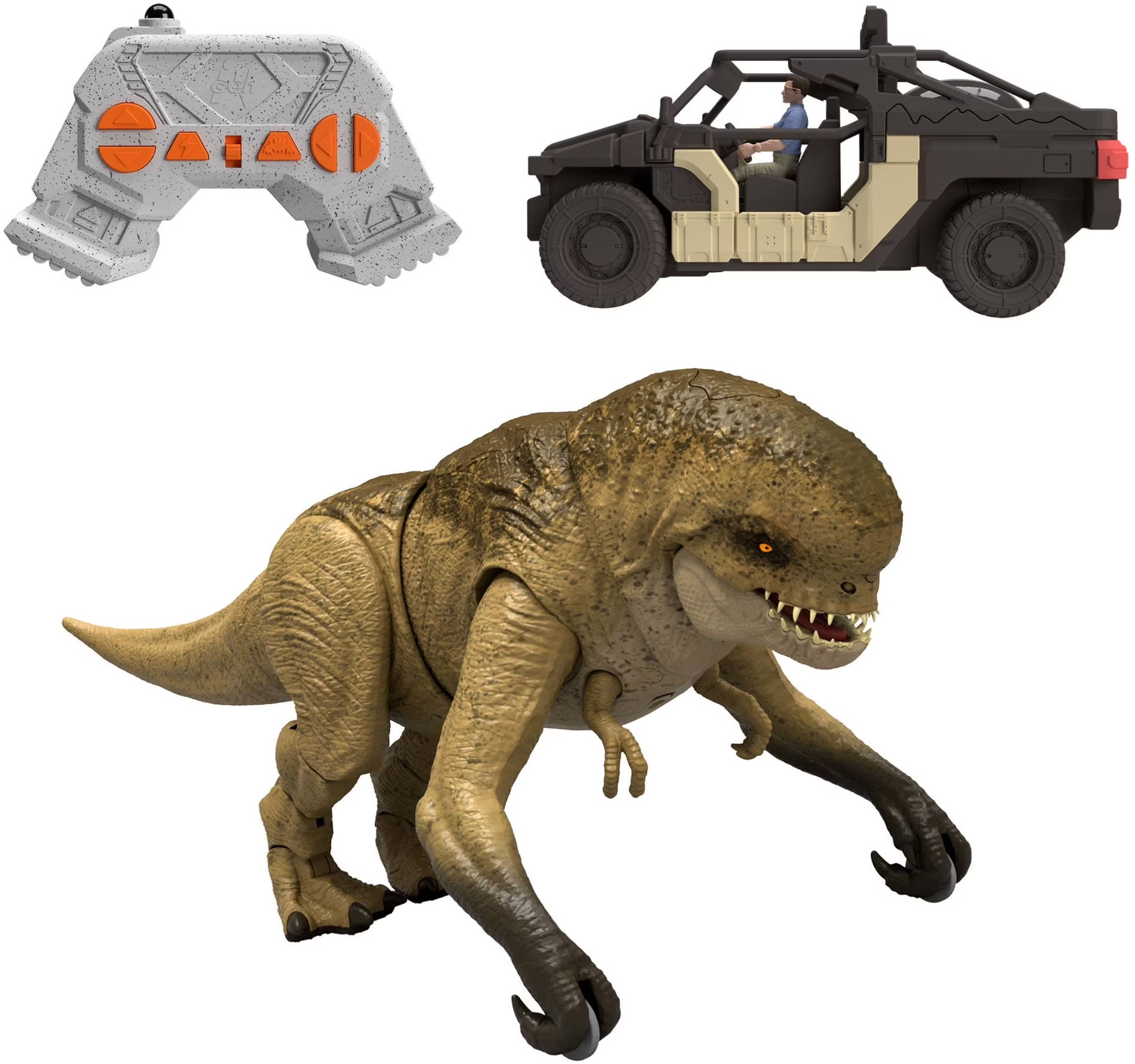 Jurassic World Rebirth Track 'N Chomp Distortus Rex R/C Action