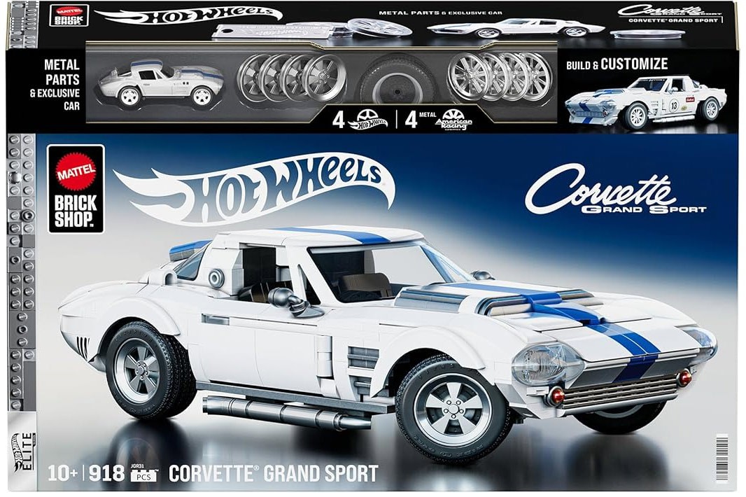 Hot Wheels Elite Series Corvette Grand Sport Building Set | eBay