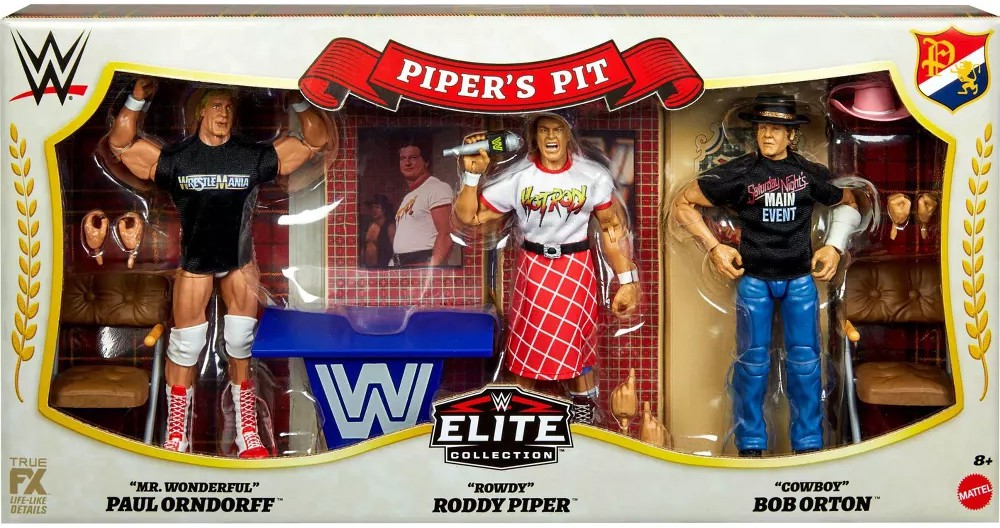 WWE Wrestling Elite Collection Piper's Pit Action Figure 3-Pack | eBay