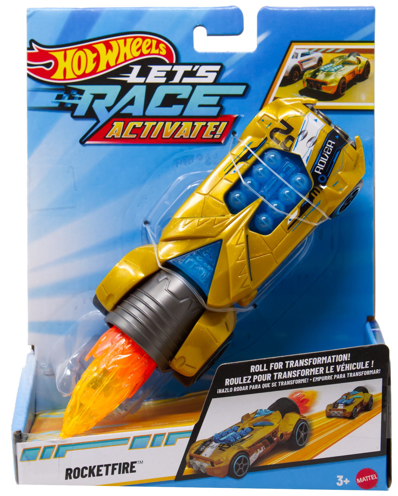 Hot Wheels Let's Race Activate! Rocketfire Vehicle | eBay
