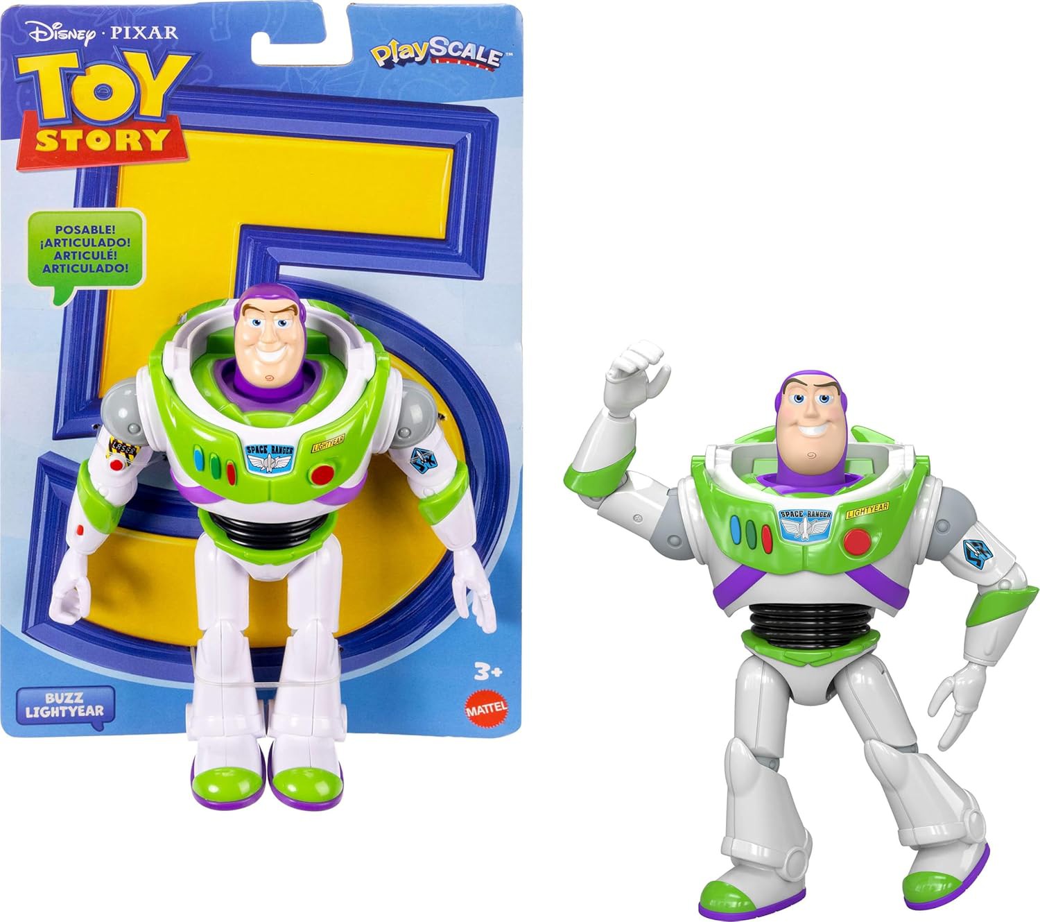 Disney / Pixar Toy Story 5 Playscale Buzz Lightyear Posable Action