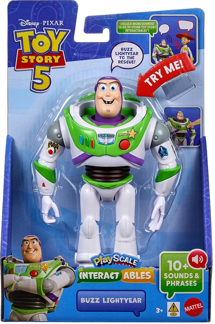 Toy Story 5 Playscale Interactables Buzz Lightyear 7-Inch Talking