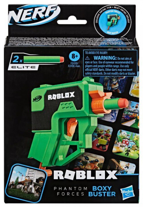 Nerf Roblox Phantom Forces: Boxy Buster Dart Blaster Toy | eBay