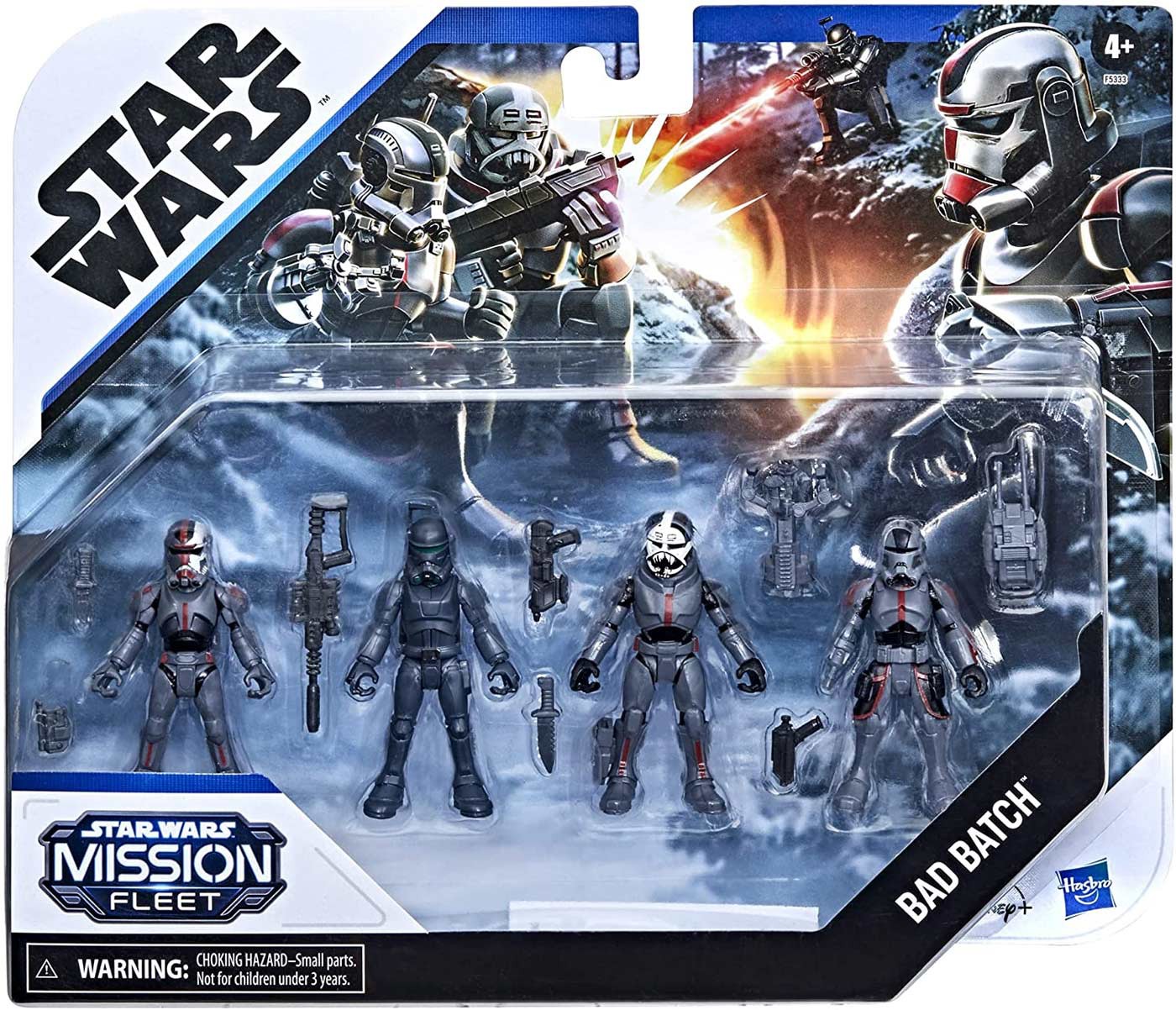 Star Wars Mission Fleet Bad Batch Figure 4-Pack