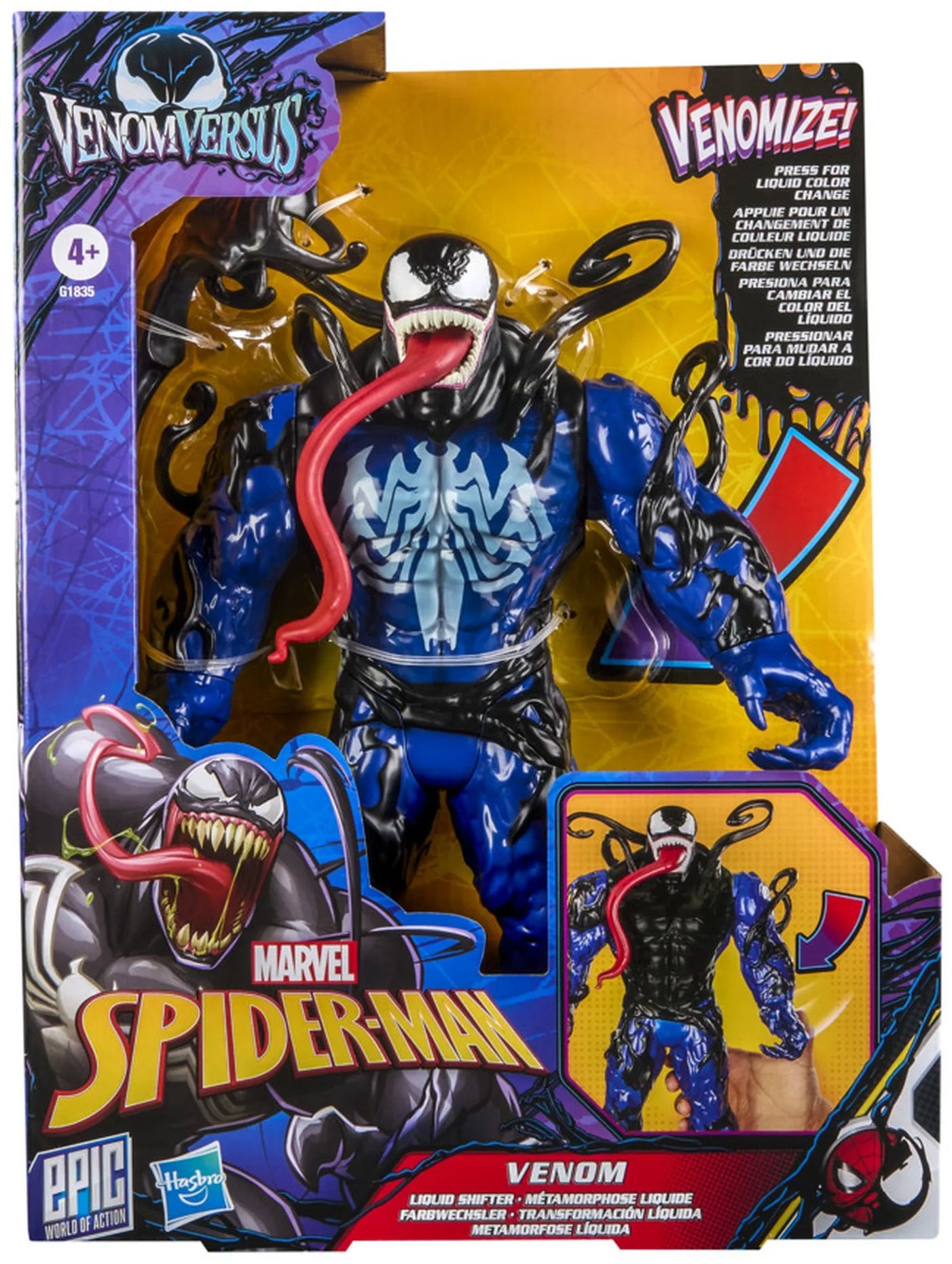 Marvel VenomVersus Venom Liquid Shifter Action Figure | eBay