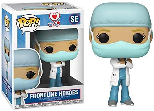 funko pop heroes front line worker female