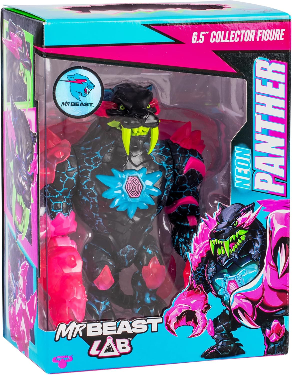 MrBeast Lab Mutators Beast Mutation Chamber NEON Panther 5.5-Inch