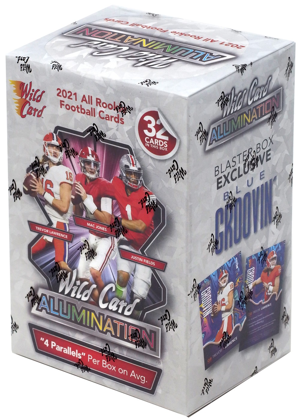 NFL 2021 Wild Card Alumination Trading Card BLASTER Box [32 Cards