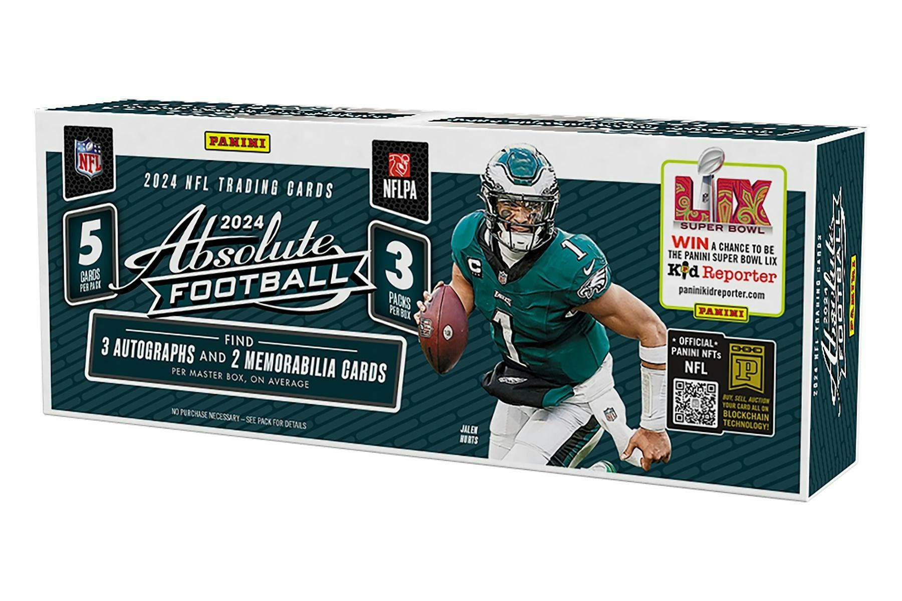 NFL Panini 2024 Absolute Football Trading Card Hobby Box [3 Packs