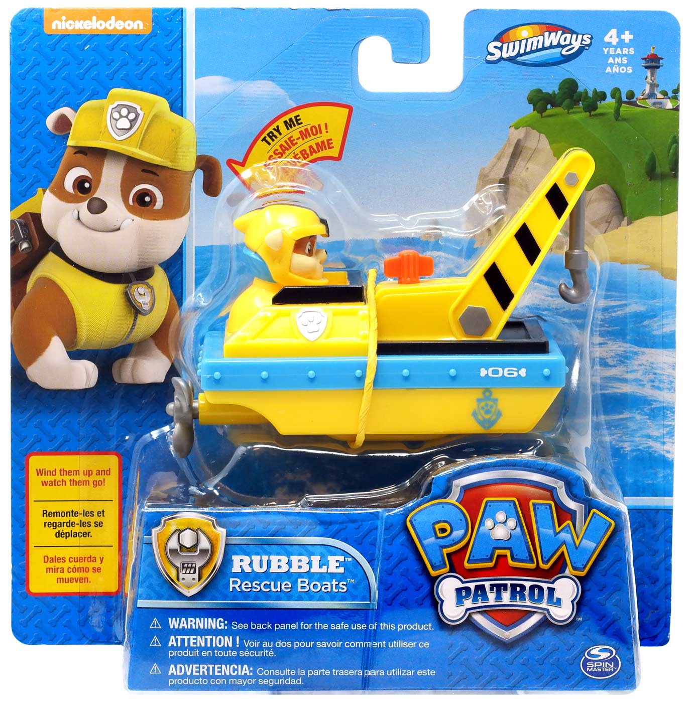 paw patrol bath boat