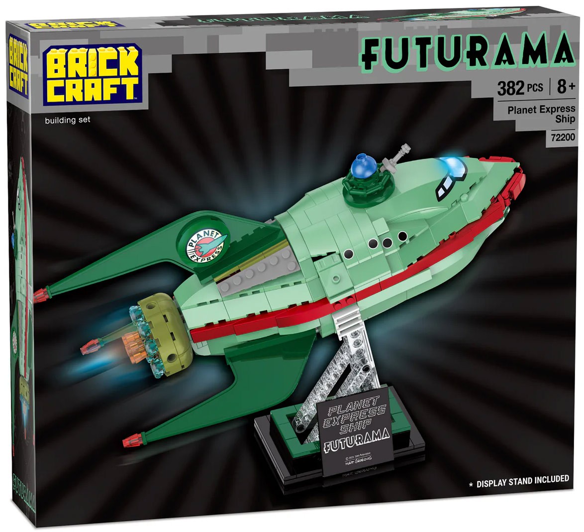 Brickcraft Futurama Planet Express Ship Building Block Set #72200