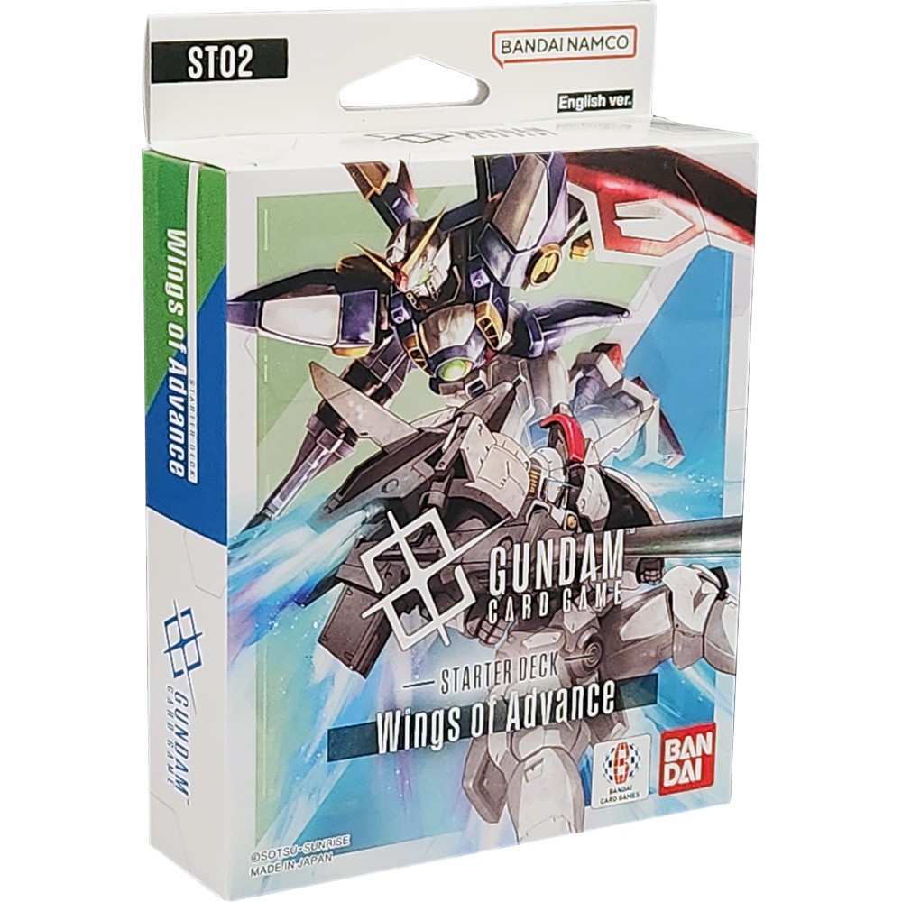 Gundam TCG Wings of Advance Starter Deck ST02 [Green & Blue] | eBay