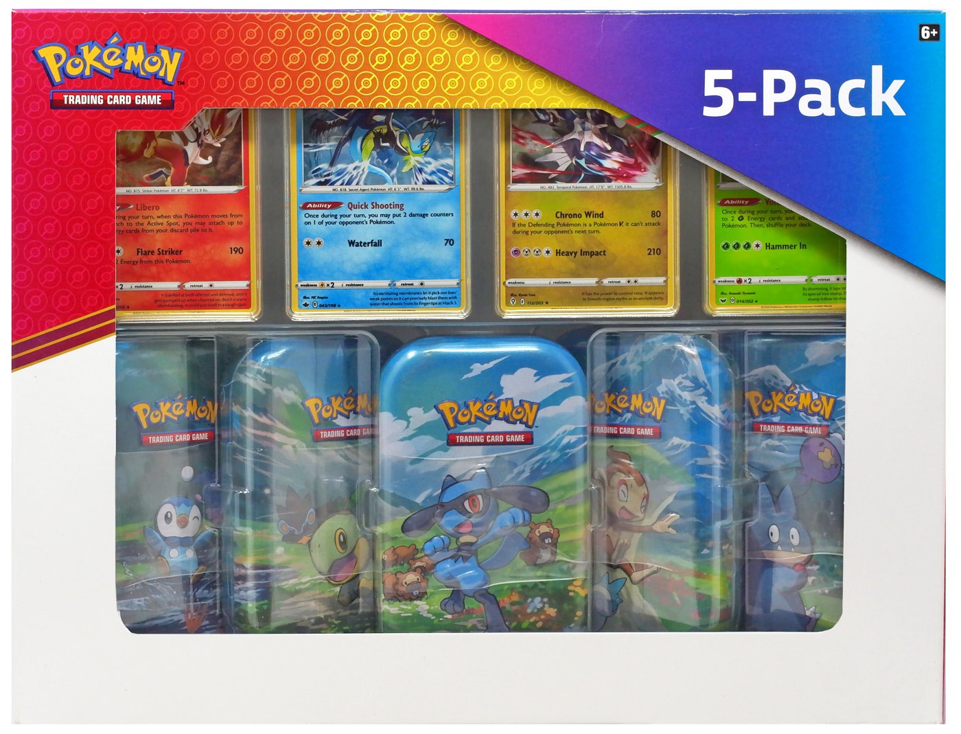 信頼も厚い Pokemon Promo 4 + Tins Mini [5 Set 5-Pack Stars Sinnoh TCG タンクトップ